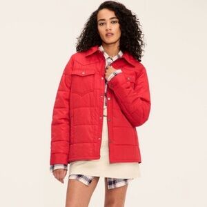 Woolrich x Target Red Quilted Jacket